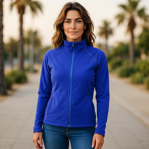 Mountain Hardwear Womens Jacket Size XS Blue Stretchy Fitted - Picture 1 of 10